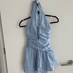 Peppermayo Light Blue Mini Dress